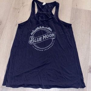 Medium Navy Blue- Blue Moon Racerback Tank